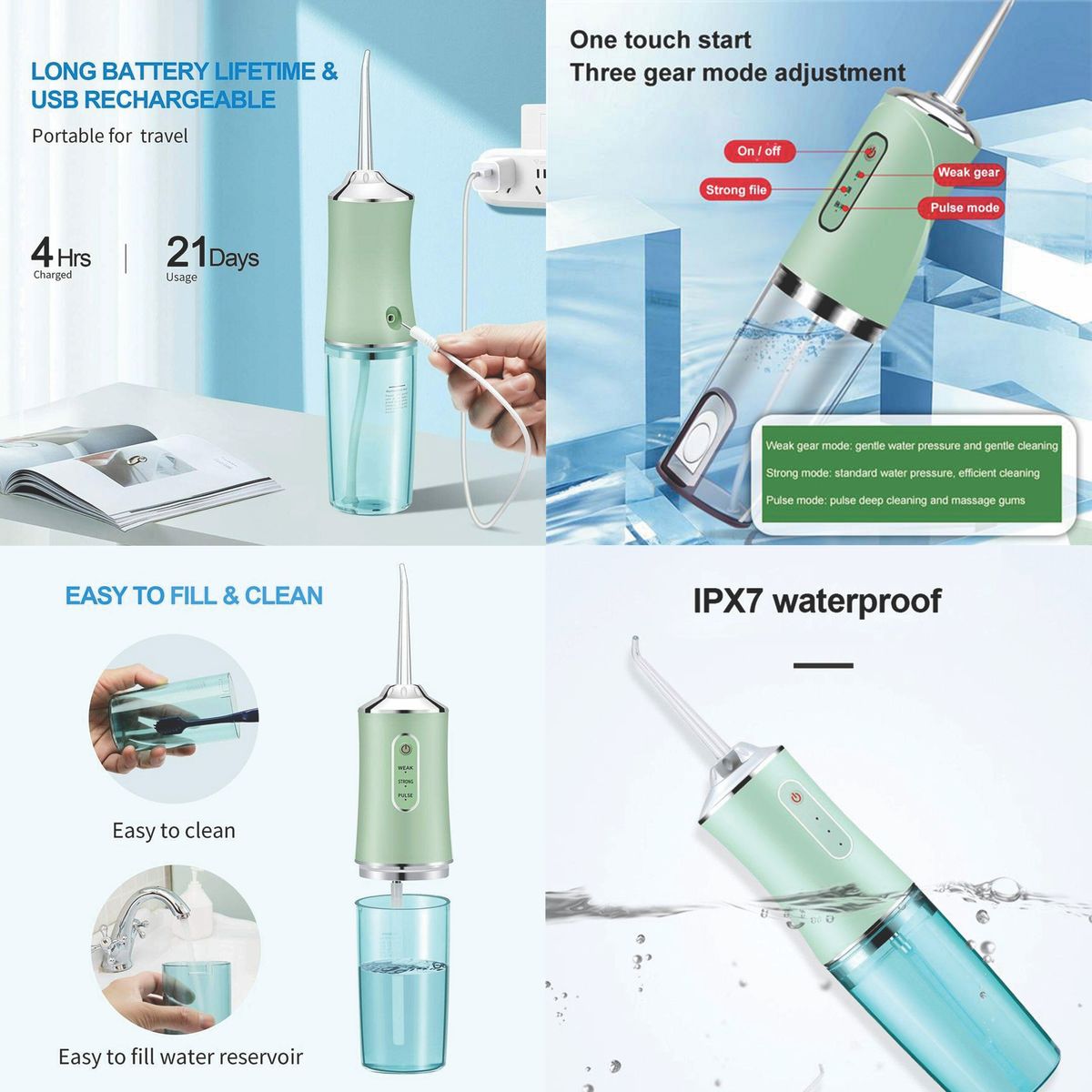 4 in 1 Electric Teeth Flosser